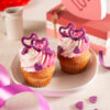 Valentine Berry Cupcake 1 piece