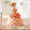 Chocolate Barbie Cake
